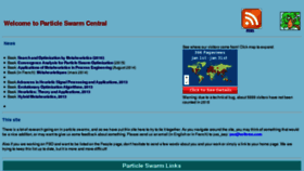 What Particleswarm.info website looked like in 2017 (6 years ago)