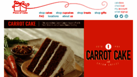What Pieceofcakeinc.com website looked like in 2017 (6 years ago)