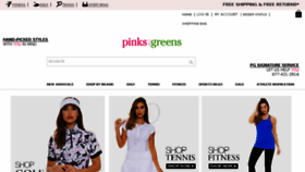 What Pinksandgreens.com website looked like in 2017 (6 years ago)