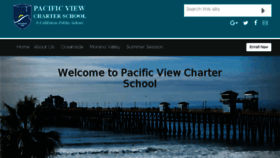 What Pacificview.org website looked like in 2017 (6 years ago)