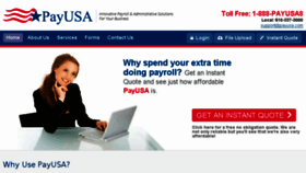 What Payusa.com website looked like in 2017 (6 years ago)
