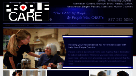 What Peoplecare.com website looked like in 2017 (6 years ago)