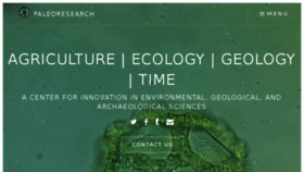 What Paleoresearch.com website looked like in 2017 (6 years ago)