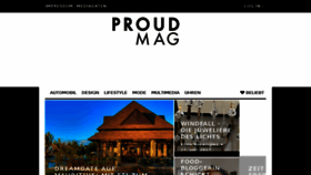 What Proudmag.com website looked like in 2017 (6 years ago)