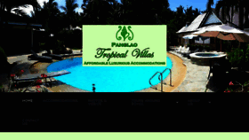 What Panglaotropicalvillas.com website looked like in 2017 (6 years ago)