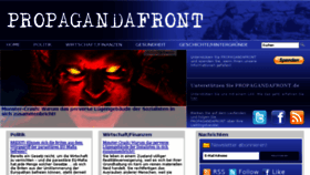 What Propagandafront.de website looked like in 2017 (6 years ago)