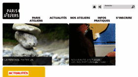 What Paris-ateliers.org website looked like in 2017 (6 years ago)