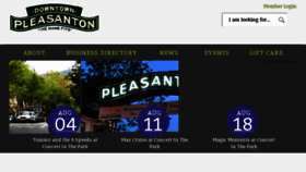 What Pleasantondowntown.net website looked like in 2017 (6 years ago)