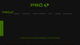 What Pro3academia.com.br website looked like in 2017 (6 years ago)