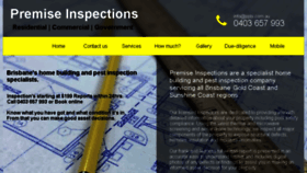 What Premiseinspections.com.au website looked like in 2017 (6 years ago)