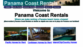 What Panamacoastrentals.com website looked like in 2017 (6 years ago)