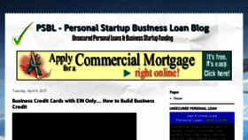 What Personalstartupbusinessloan.blogspot.com website looked like in 2017 (6 years ago)