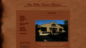 What Pasoroblespioneermuseum.org website looked like in 2017 (6 years ago)