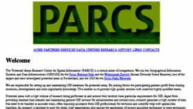 What Parcs.ch website looked like in 2017 (6 years ago)