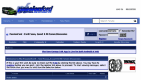 What Passionford.com website looked like in 2017 (6 years ago)