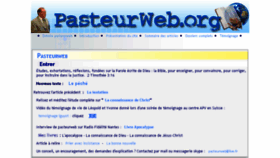 What Pasteurweb.org website looked like in 2017 (6 years ago)