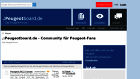 What Peugeotboard.de website looked like in 2017 (6 years ago)