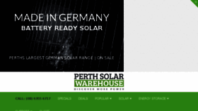 What Perthsolarwarehouse.com.au website looked like in 2017 (6 years ago)