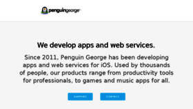 What Penguingeorge.com website looked like in 2017 (6 years ago)