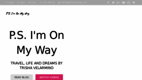 What Psimonmyway.com website looked like in 2017 (6 years ago)