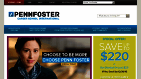 What Pennfosterglobal.com website looked like in 2017 (6 years ago)
