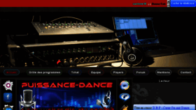What Puissance-dance.fr website looked like in 2017 (6 years ago)