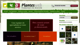 What Plantes-web.fr website looked like in 2017 (6 years ago)