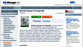What Pgsqlmanager.com website looked like in 2017 (6 years ago)
