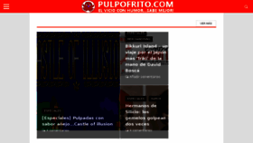 What Pulpofrito.com website looked like in 2017 (6 years ago)