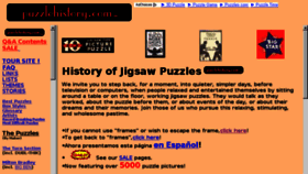 What Puzzlehistory.com website looked like in 2017 (6 years ago)