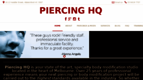 What Piercinghq.com.au website looked like in 2017 (6 years ago)