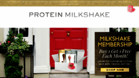 What Proteinmilkshakebar.com website looked like in 2017 (6 years ago)
