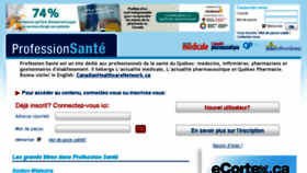 What Professionsante.ca website looked like in 2017 (6 years ago)