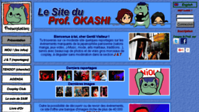 What Prof-okashi.fr website looked like in 2017 (6 years ago)