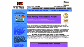 What Payslipsp60.co.uk website looked like in 2017 (6 years ago)