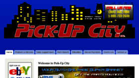 What Pickupcity.com website looked like in 2017 (6 years ago)