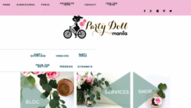 What Partydollmanila.com website looked like in 2017 (6 years ago)