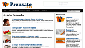 What Prensate.net website looked like in 2017 (6 years ago)