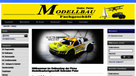 What Peter-modellbau.com website looked like in 2017 (6 years ago)