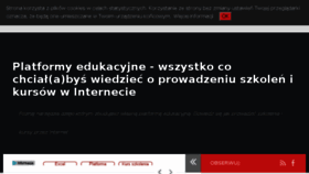 What Platformyedukacyjne.pl website looked like in 2017 (6 years ago)