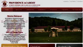 What Providenceacademy.com website looked like in 2017 (6 years ago)