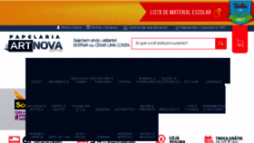 What Papelariaartnova.com.br website looked like in 2017 (6 years ago)