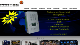 What Partec.es website looked like in 2017 (6 years ago)