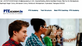 What Pteacademy.in website looked like in 2017 (6 years ago)