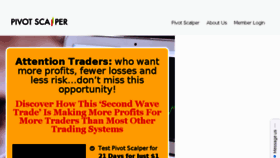 What Pivotscalper.com website looked like in 2017 (6 years ago)