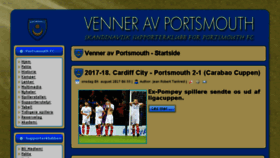 What Pompey.no website looked like in 2017 (6 years ago)