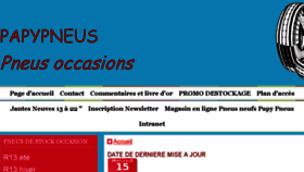 What Pneuoccasion.eu website looked like in 2017 (6 years ago)