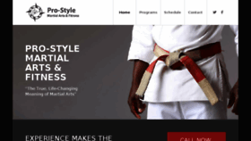 What Prostylekarate.com website looked like in 2017 (6 years ago)
