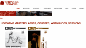What Paletteartschool.com website looked like in 2017 (6 years ago)