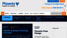 What Phoenixhsc.co.uk website looked like in 2017 (6 years ago)